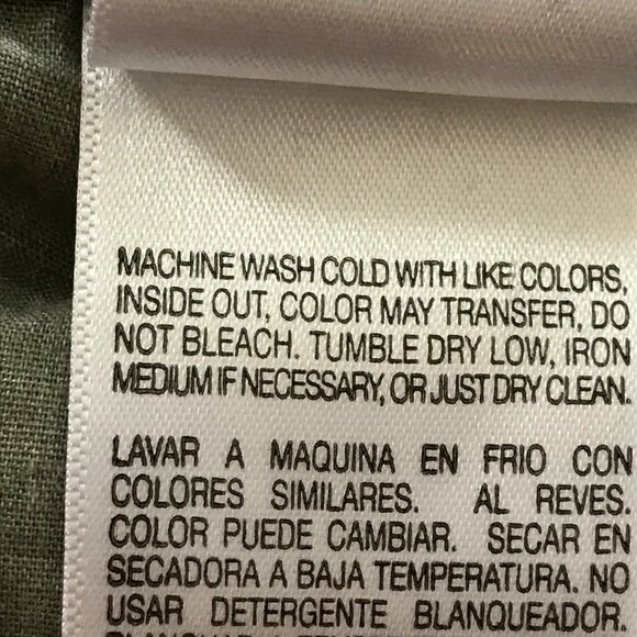 Mother The Dropout Corduroy Jeans Women 29 Green Mid Rise Stretch Preppy 17896 - Picture 12 of 13